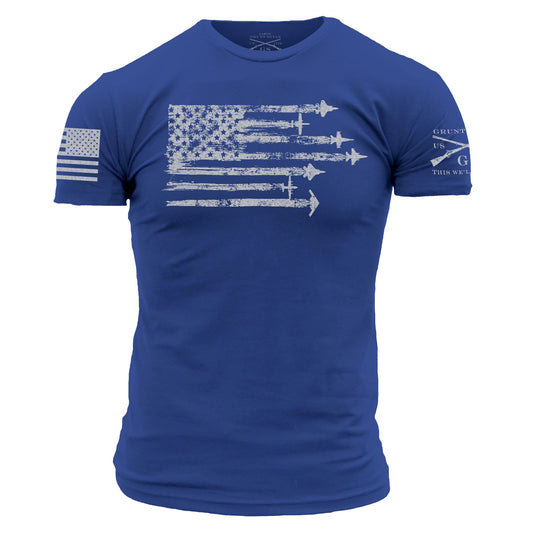 By Air Flag Tee for Men  | Grunt Style 
