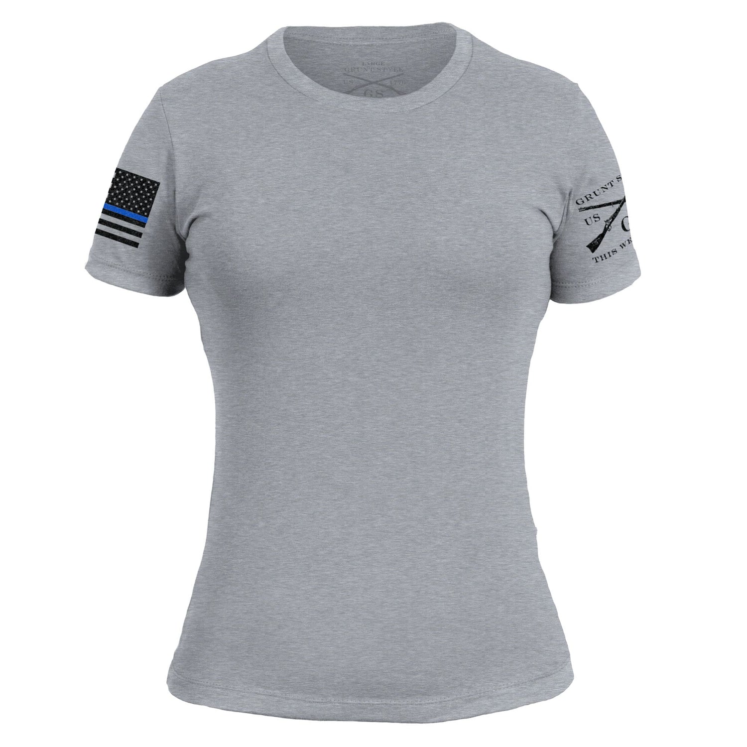 Blue Line Flag Shirt for Women | Grunt Style