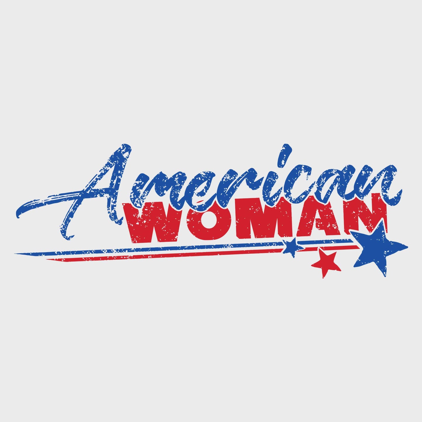 American Woman V-Neck White | Grunt Style
