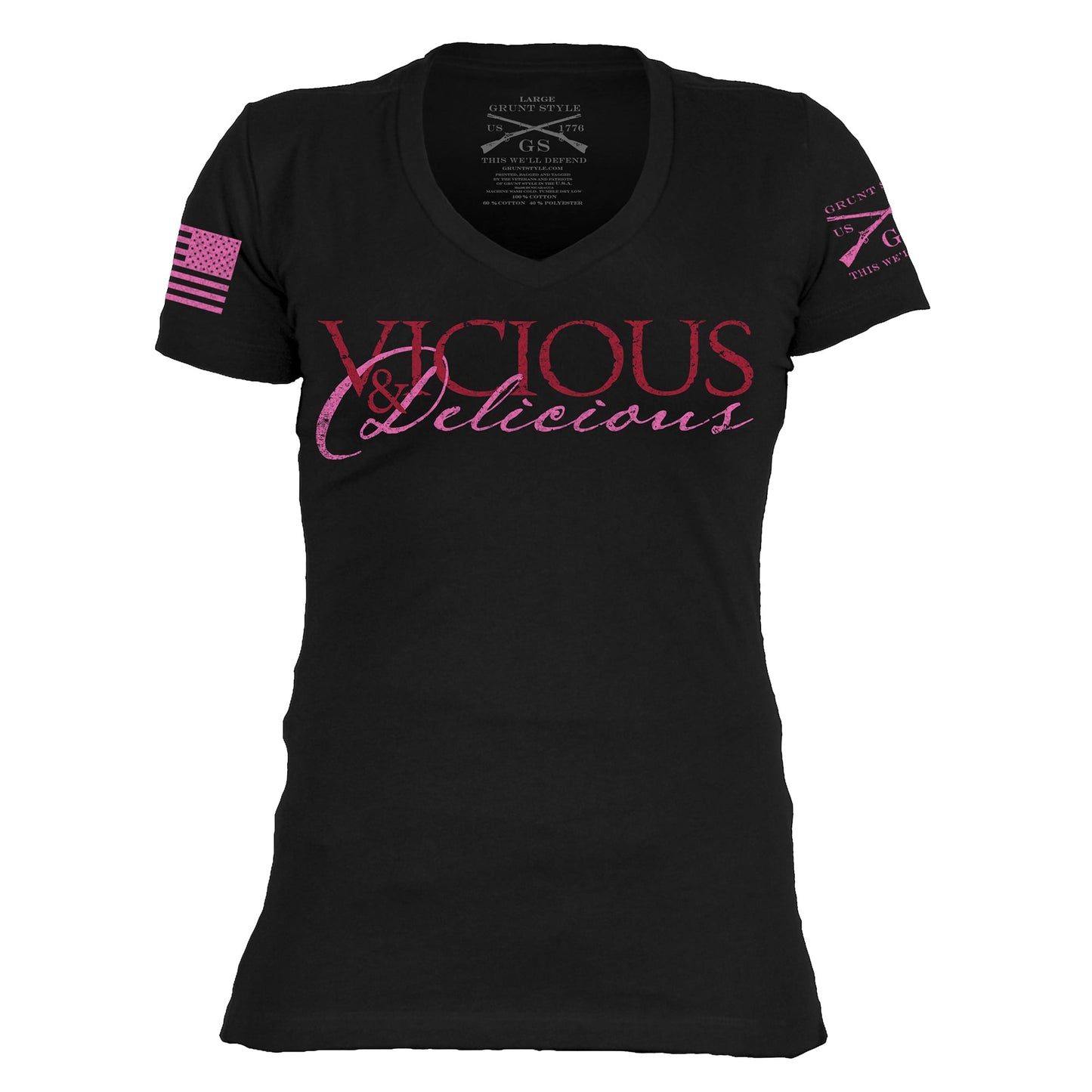 Vicious and Delicious Graphic Tee for women  | Grunt Style 