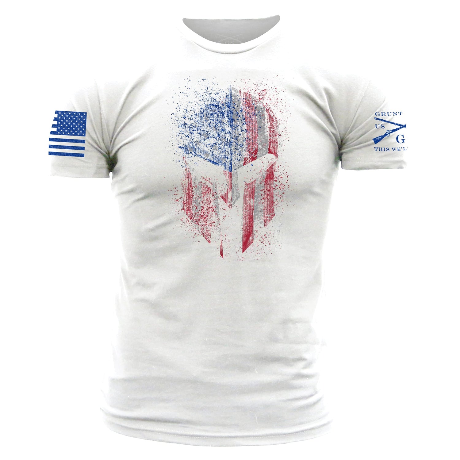 American Spartan Patriotic T-Shirt | Grunt Style