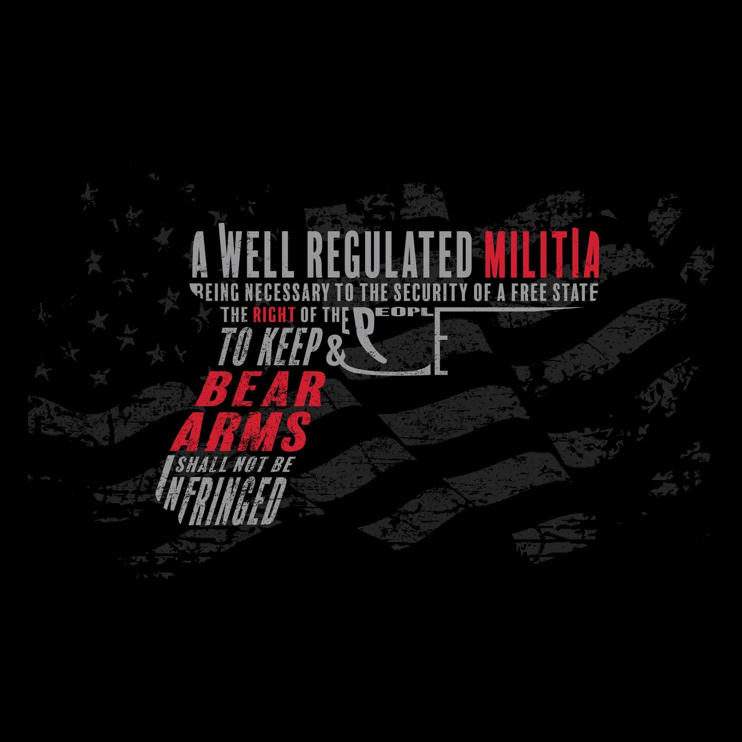 Men's Tee Second Amendment Pistol Graphic | Grunt Style 