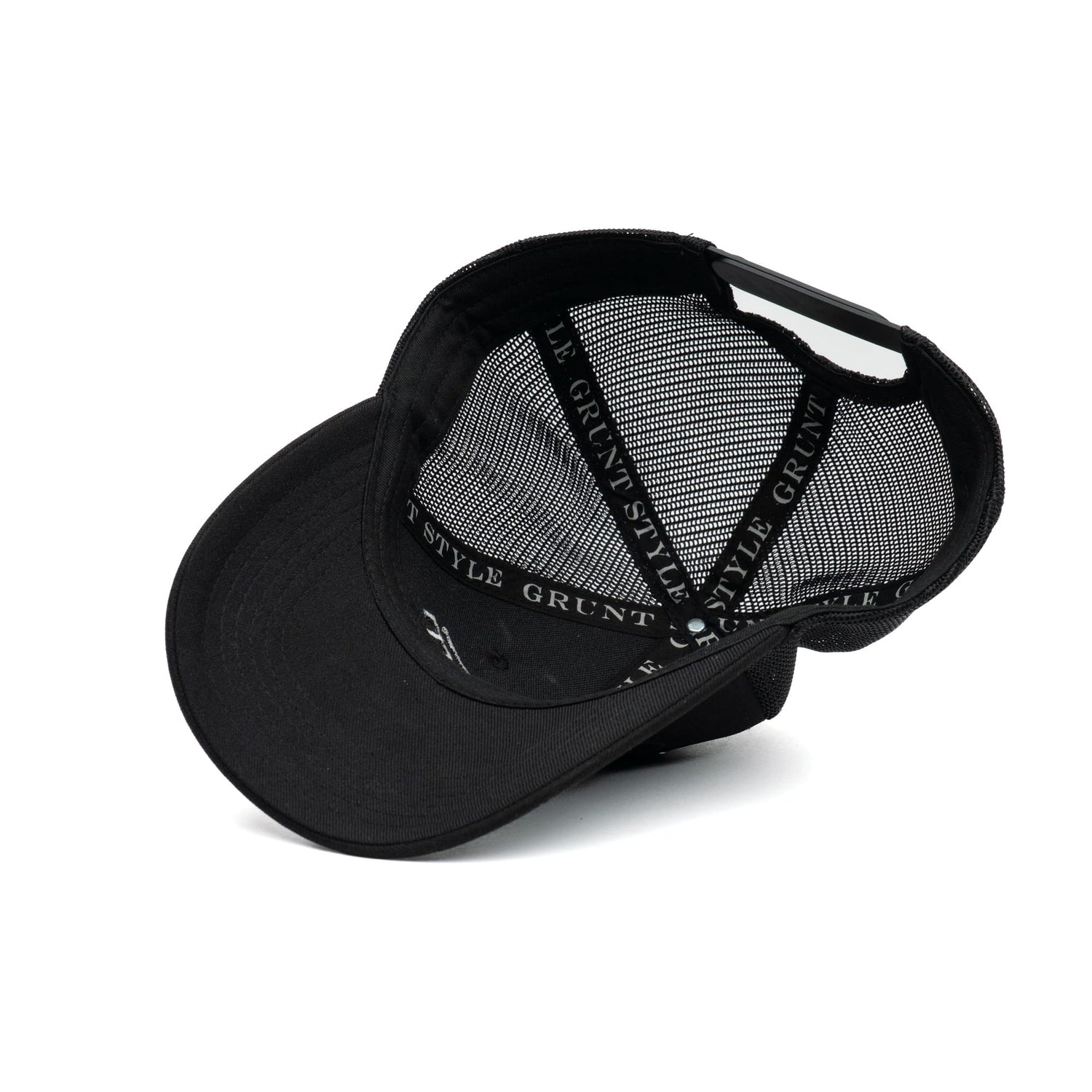Mens GS Stacked Logo Black Hat | Patriotic Apparel 