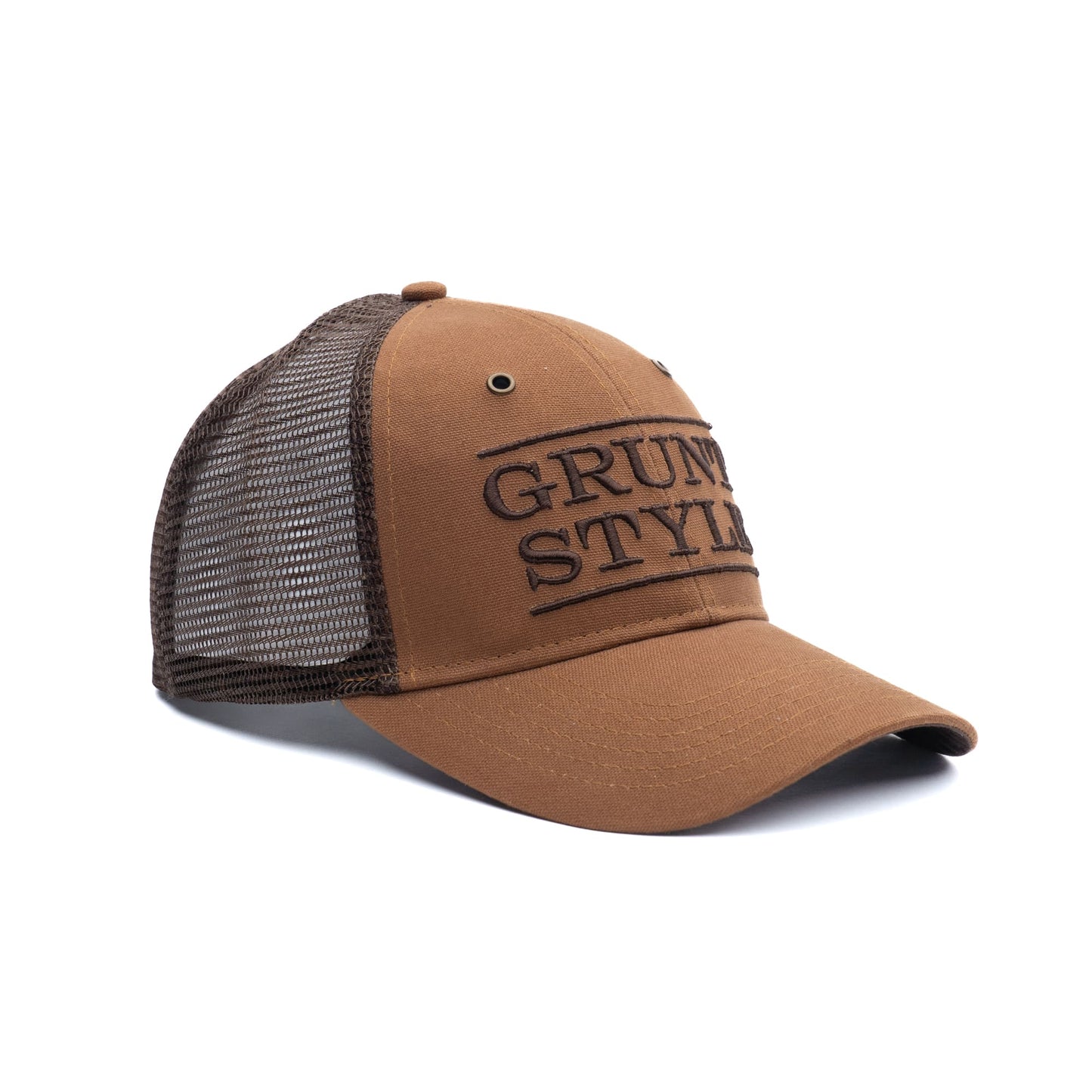 Men's Canvas Hat Grunt Style Stacked Logo | Grunt Style