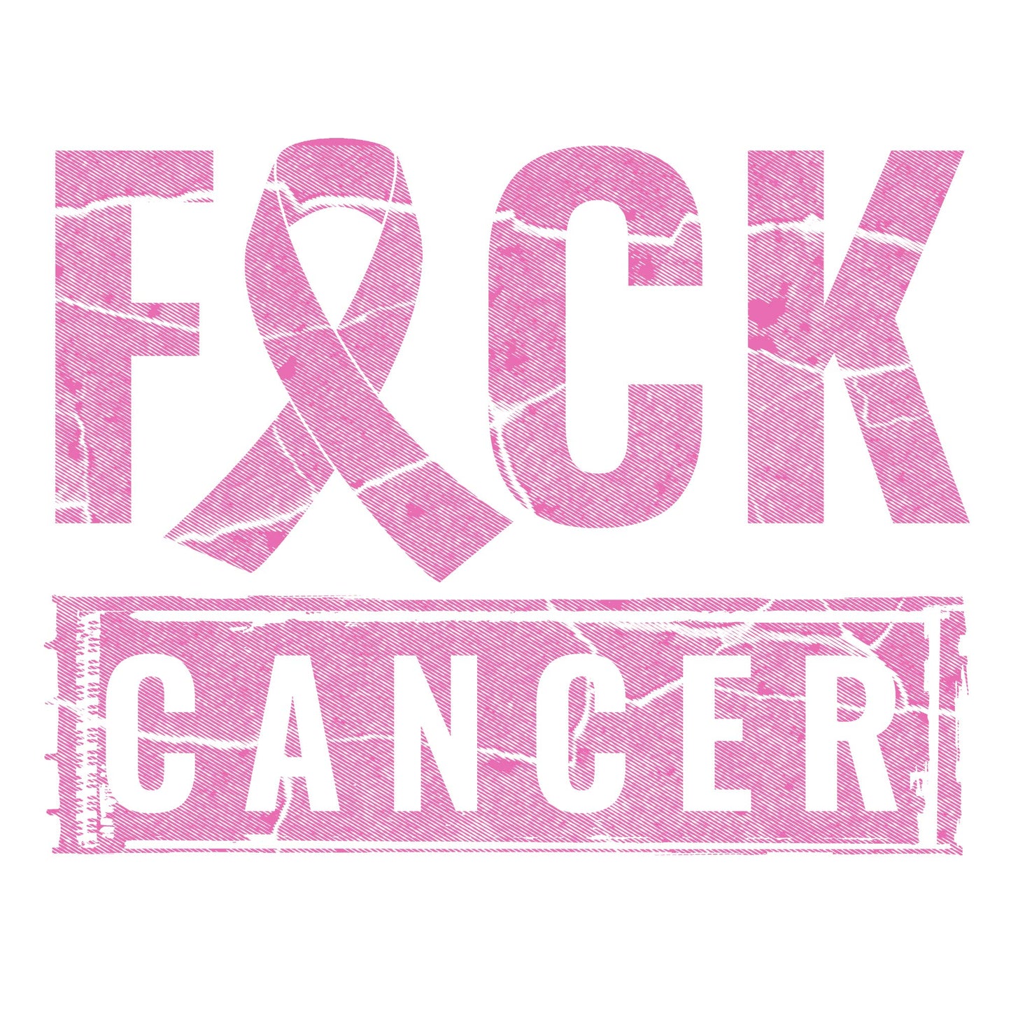 F*ck Cancer Cropped Hooded Sweatshirt | Grunt Style 
