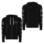 Patch Full-Zip Hooded Jacket 