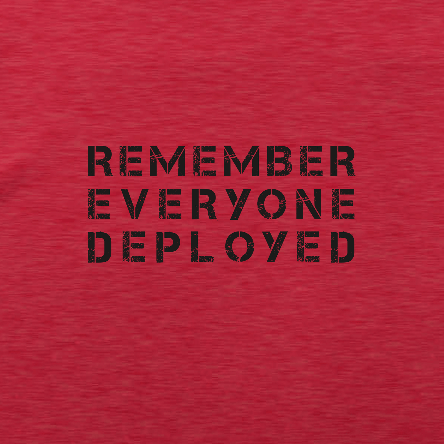 Men's Military Tees | R.E.D. All Forces - Red | Grunt Style 