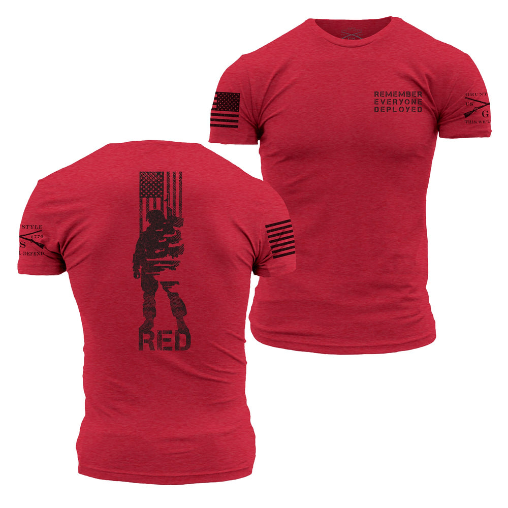R.E.D. All Forces T-Shirt - Red