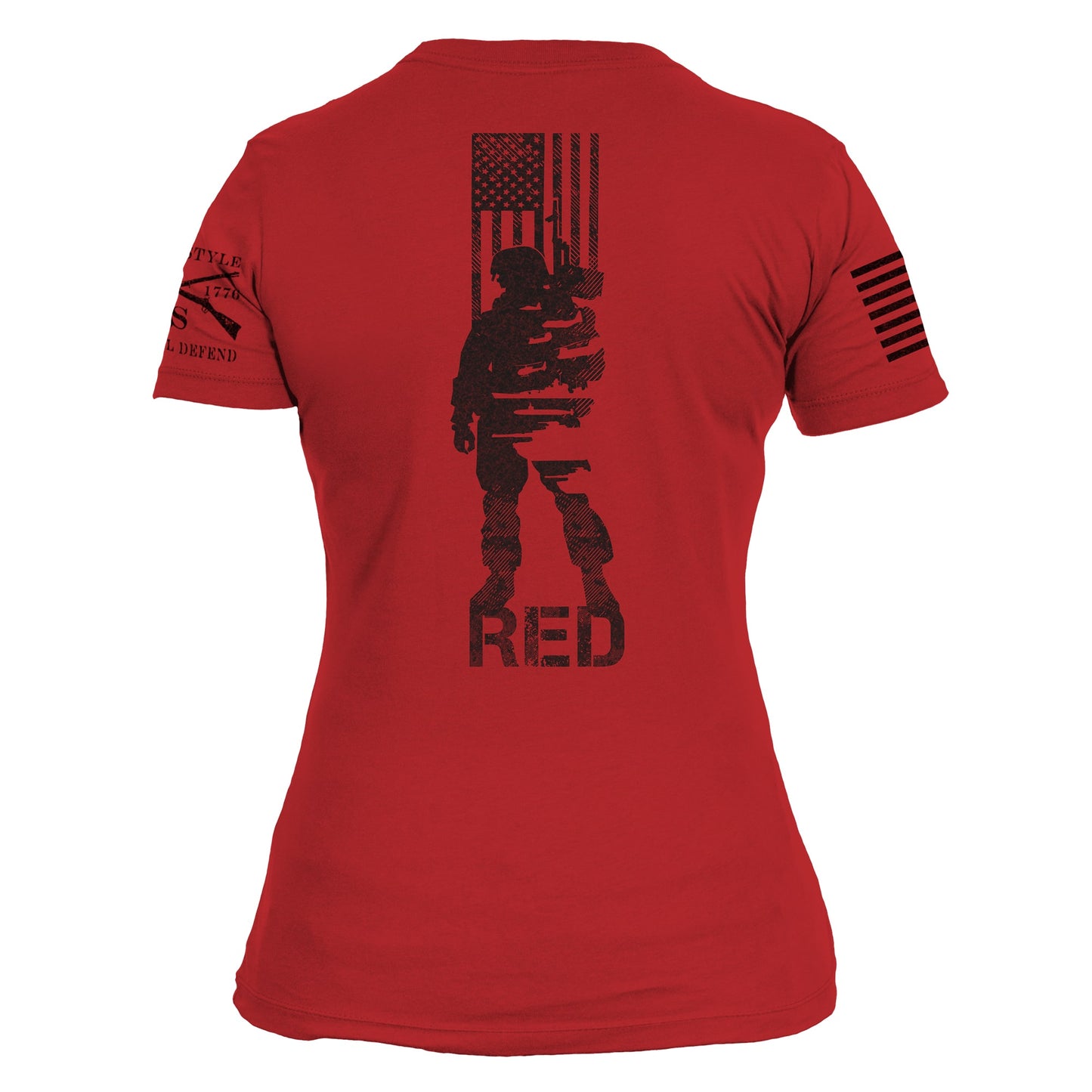 Women's R.E.D Military Graphic Tee  | Grunt Style 
