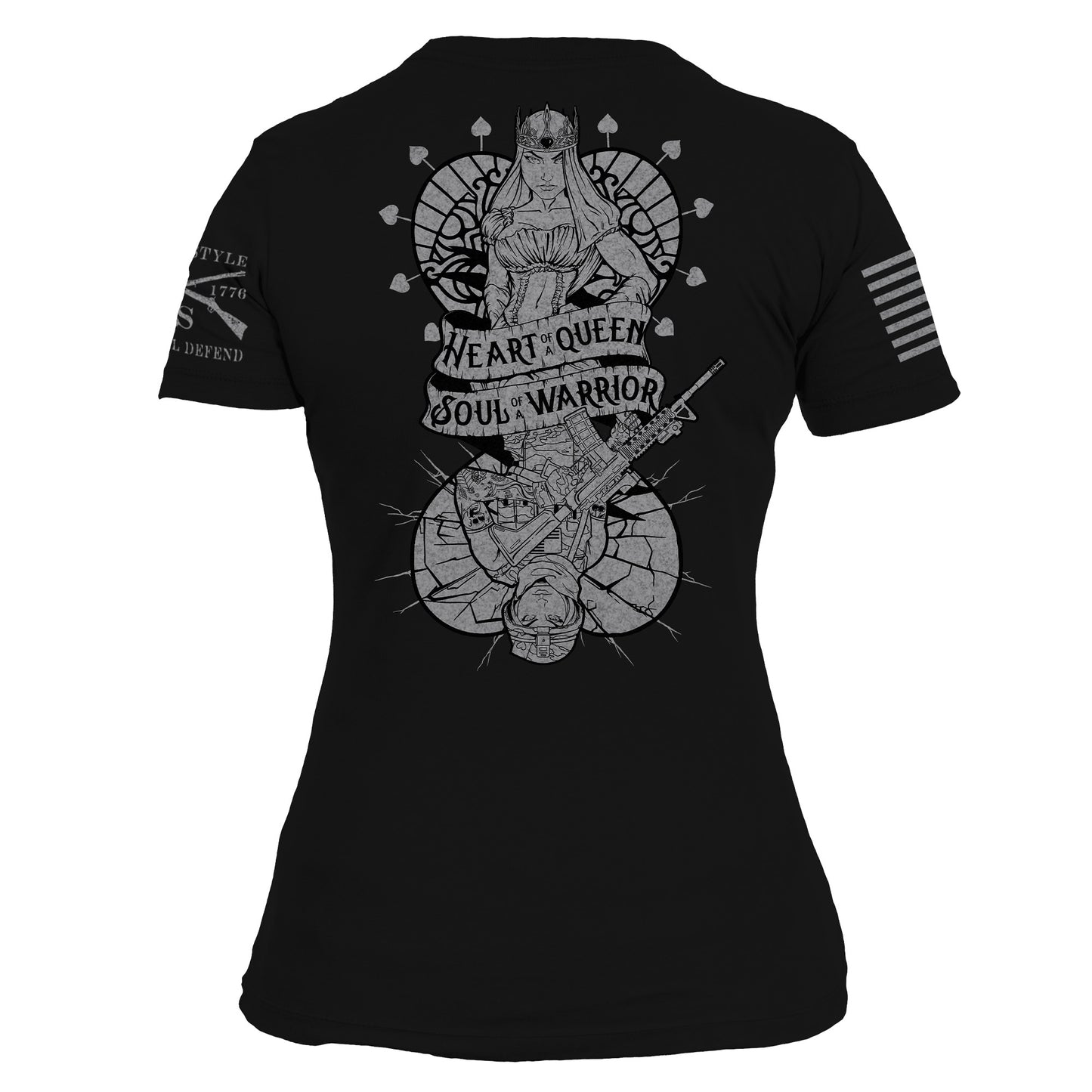 Heart And Soul Of A Warrior Shirt for Women | Grunt Style 