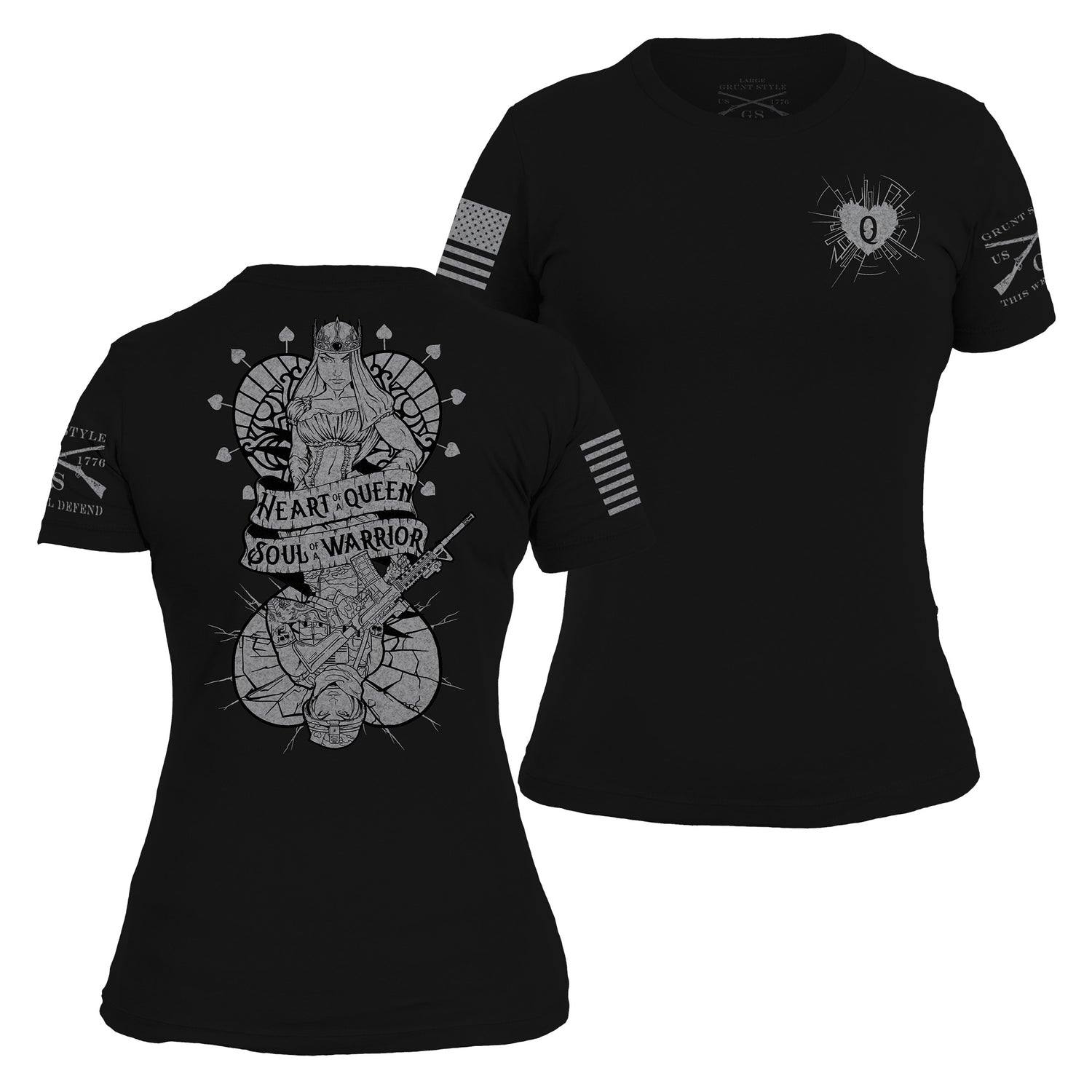 Heart And Soul Of A Warrior Military Shirt | Grunt Style 