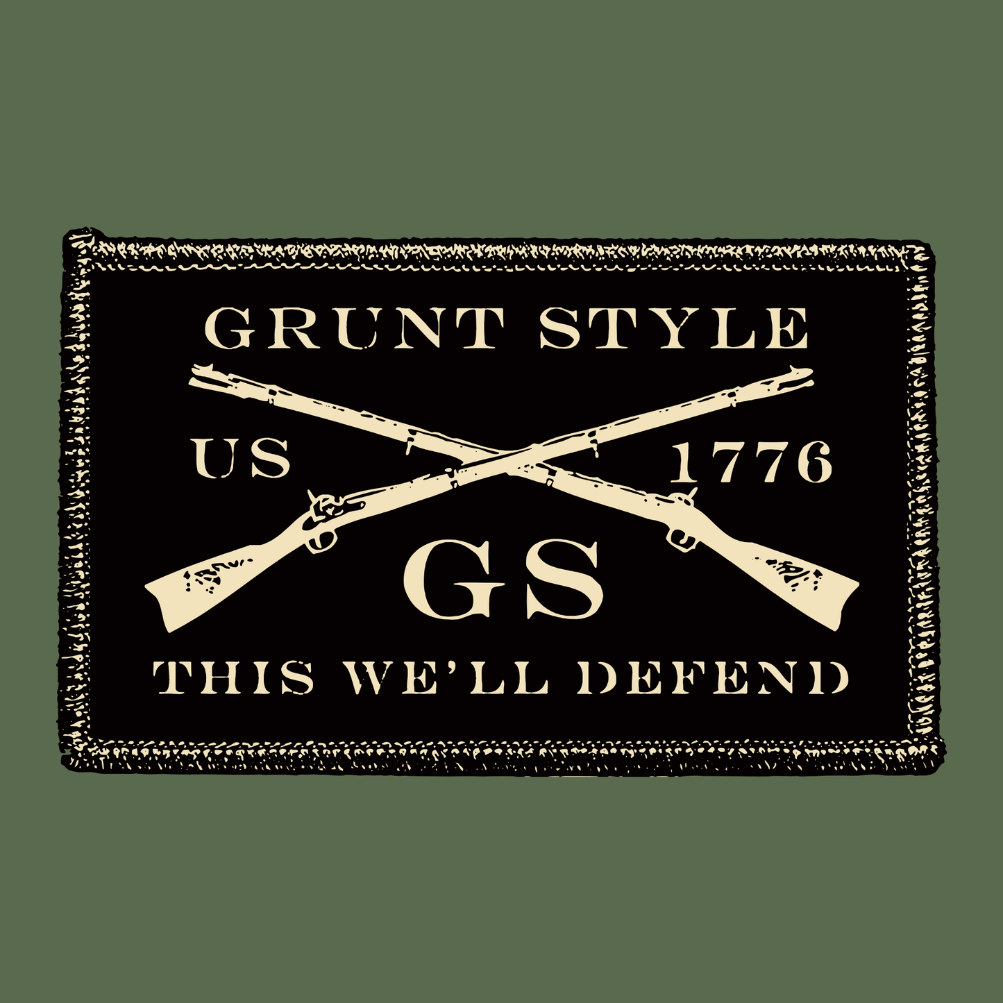 Grunt Style Name Tape Hoodie for Men | Grunt Style 