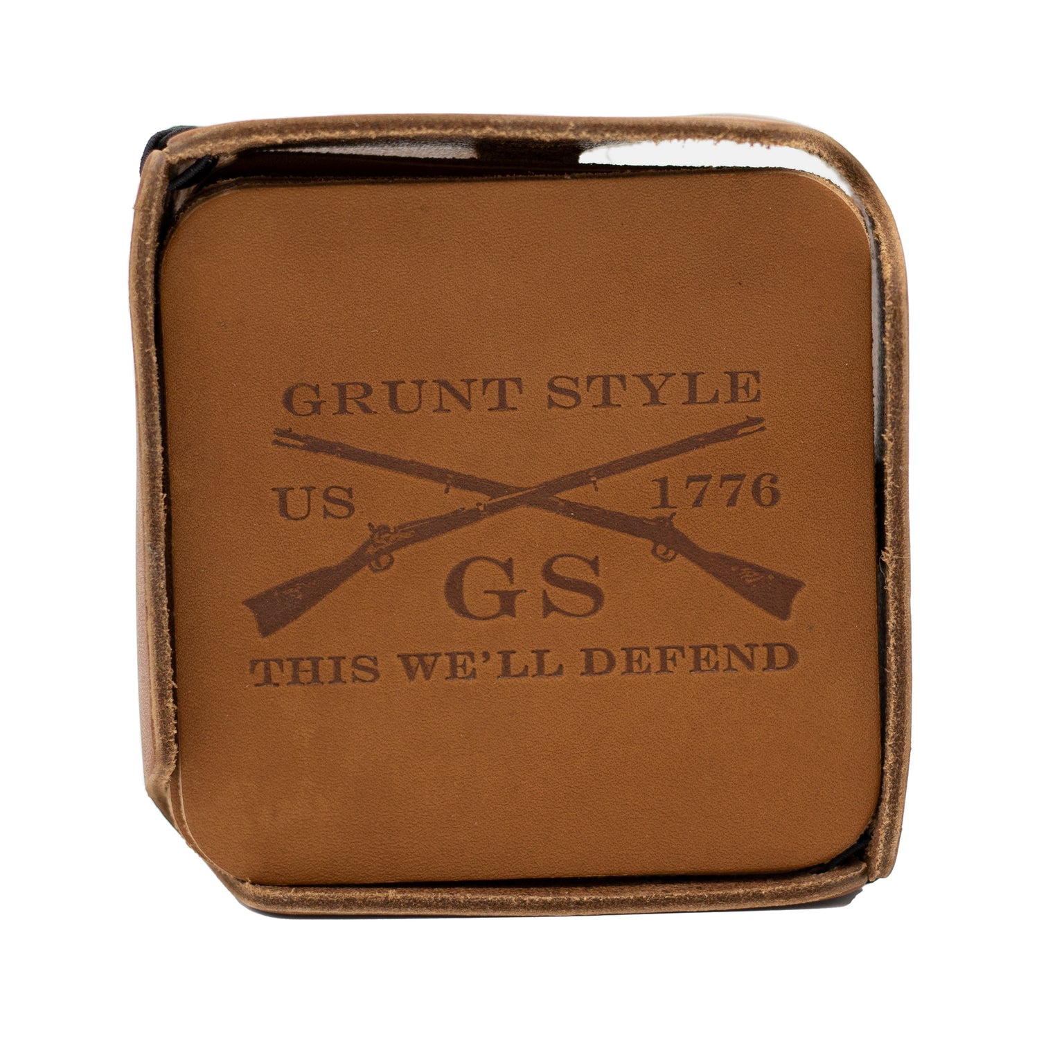 Leather Table  Coasters - 4-Pack | Grunt Style 