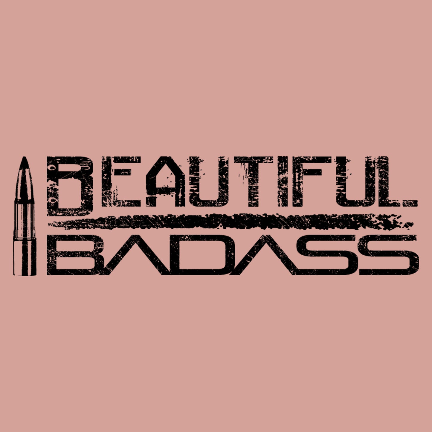 Beautiful Badass Long Sleeved Cropped Tee | Grunt Style  