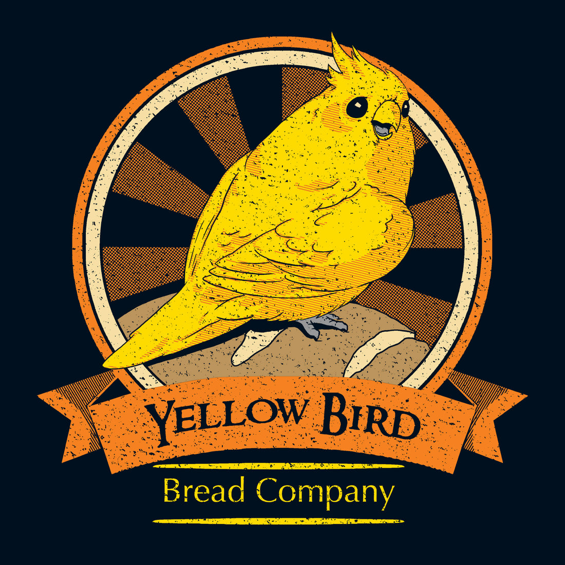 Men's Tee Yellow Bird Bread Company  | Grunt Style  