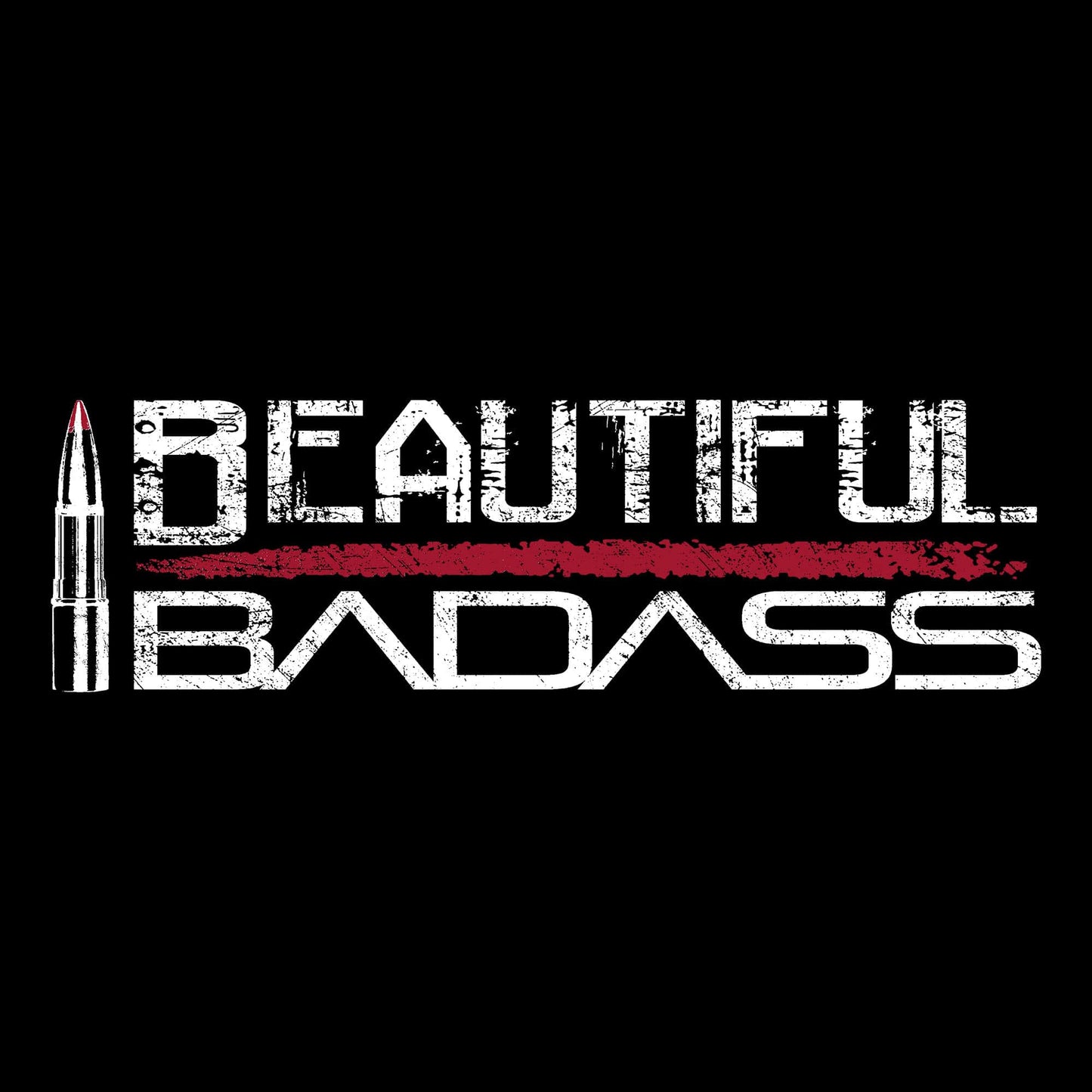 Women's Beautiful Badass V-Neck | Grunt Style 