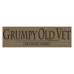 Grumpy Old Vet Sticker | Veteran Gear 