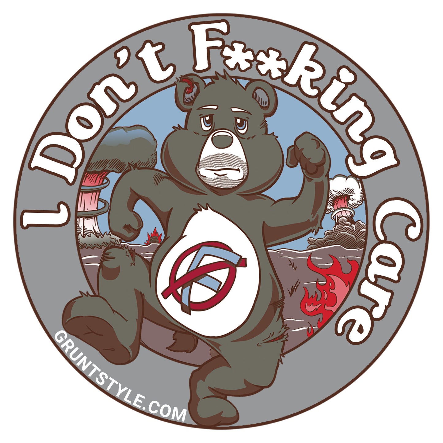 I Don't F**king Care Patch | Grunt Style 