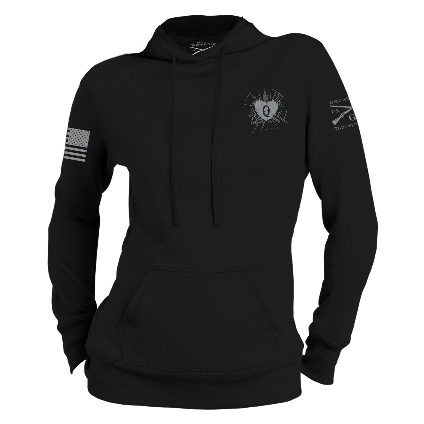 Women's Sweatshirt Pullover Heart and Soul of a Warrior  | Grunt Style 