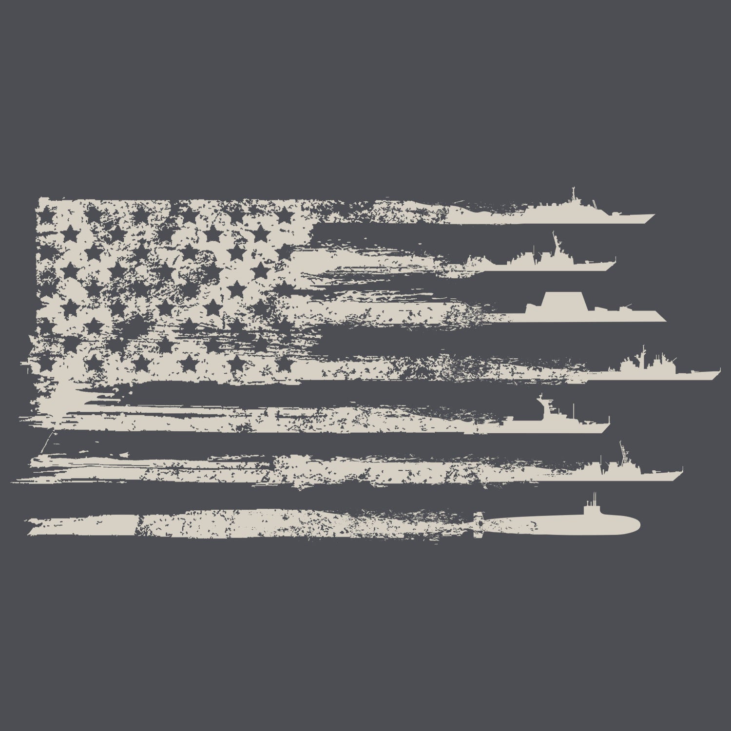 Men's By Sea Flag Shirt  | Grunt Style 