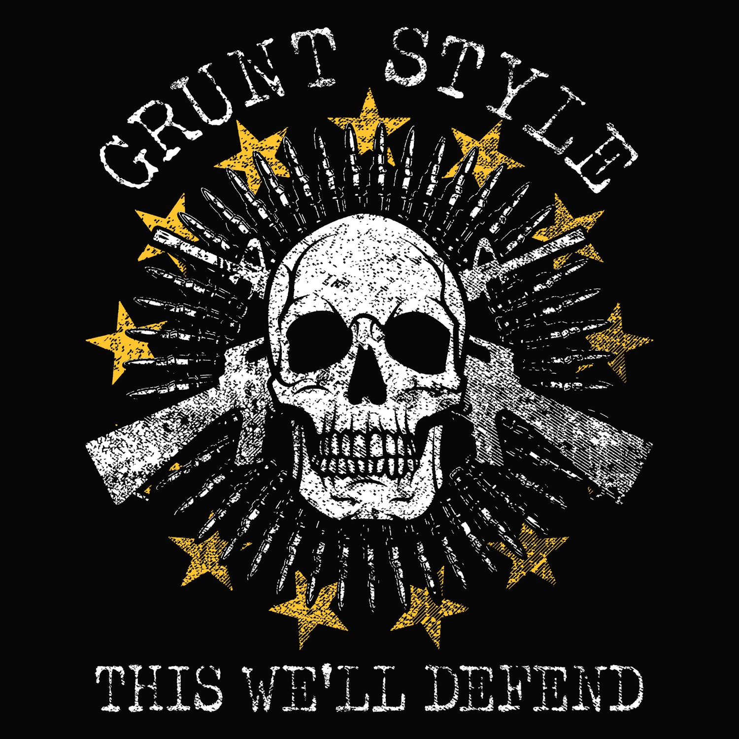 GS Cross Rifle Logo | Grunt Style 