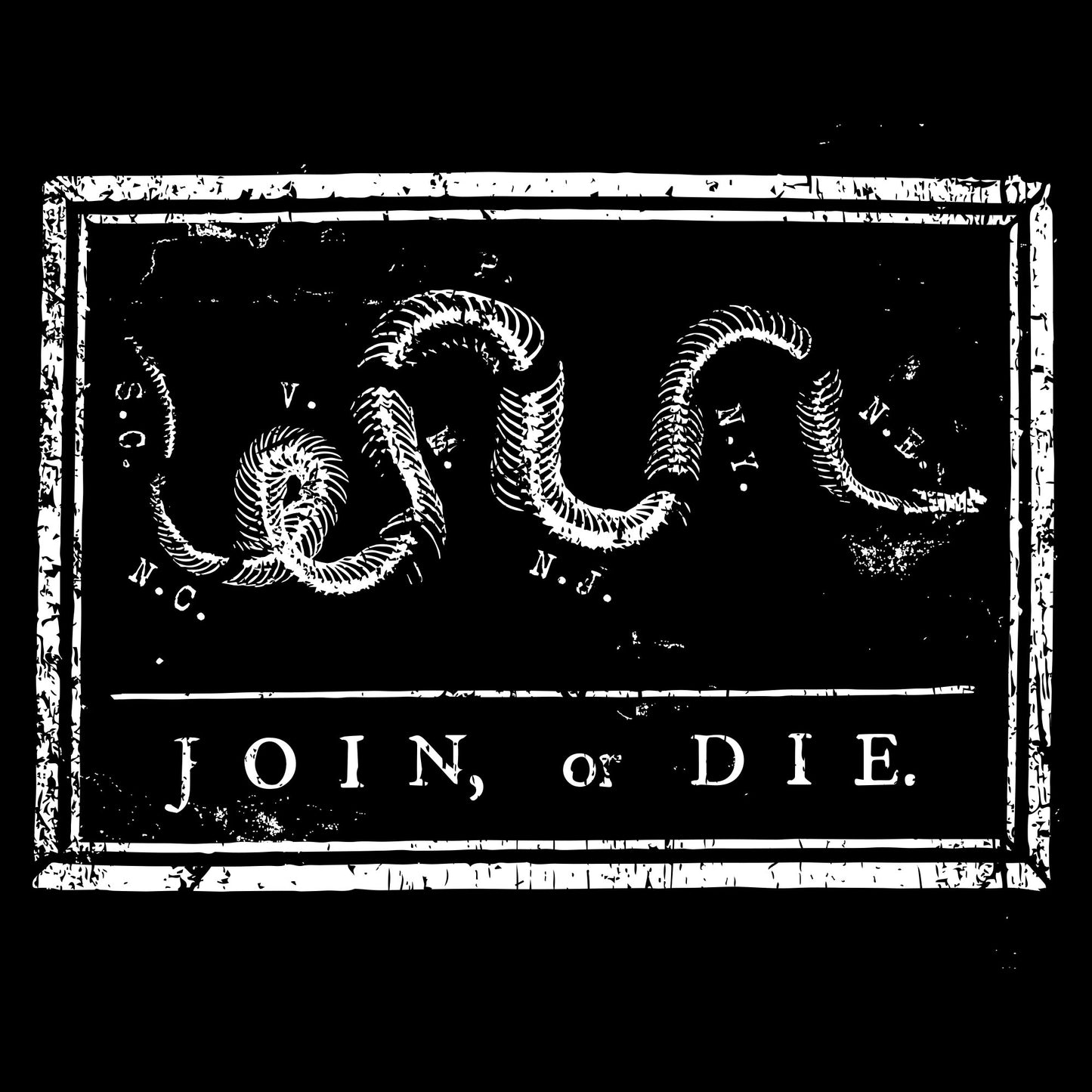 Join or Die Graphic Pocket tee | Grunt Style 