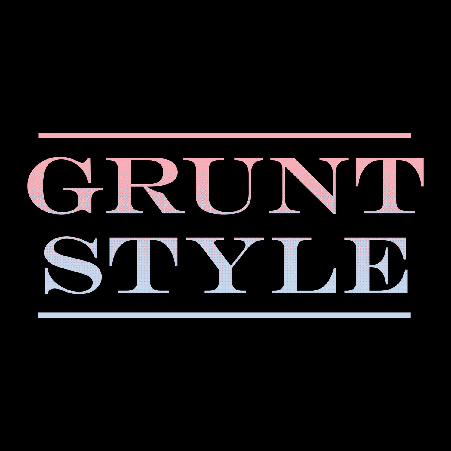 Ombre Stacked Logo Graphic | Grunt Style