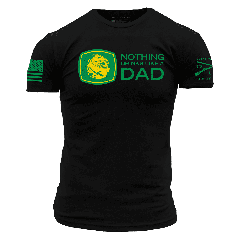 Dad Shirt - Drink Like Dad - Patriotic Apparel – Grunt Style, LLC