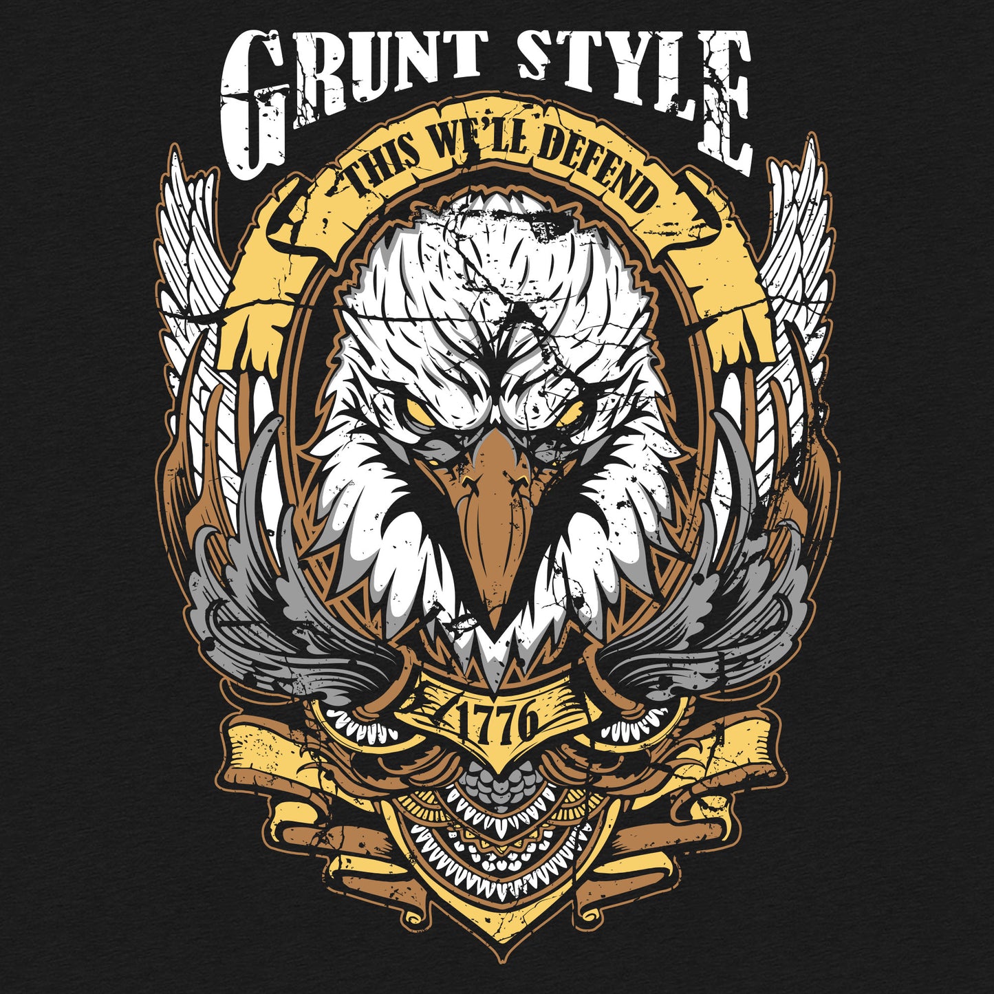  Easy Rider Eagle Slouchy Tee | Grunt Style