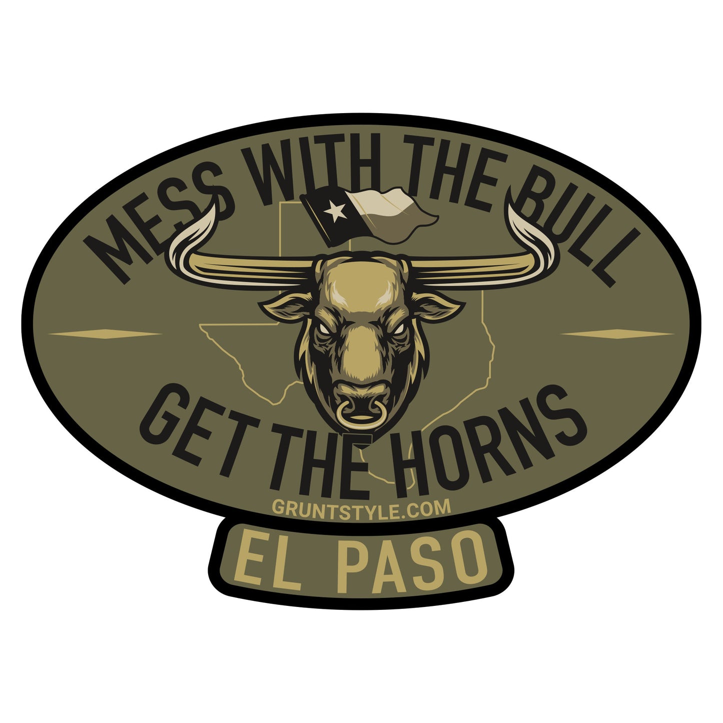 Mess with the Bull El Paso Patch