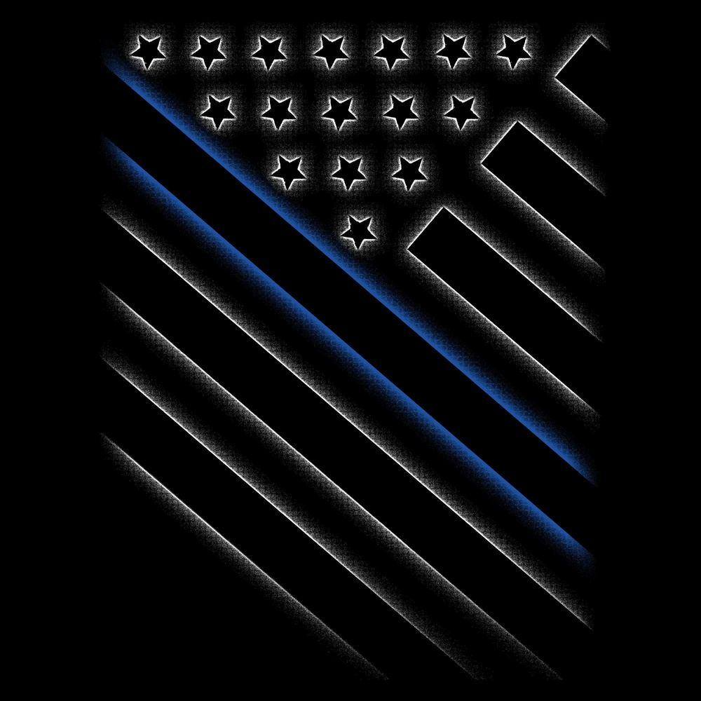 Blue Line Flag Patch - Police Gear – Grunt Style, LLC