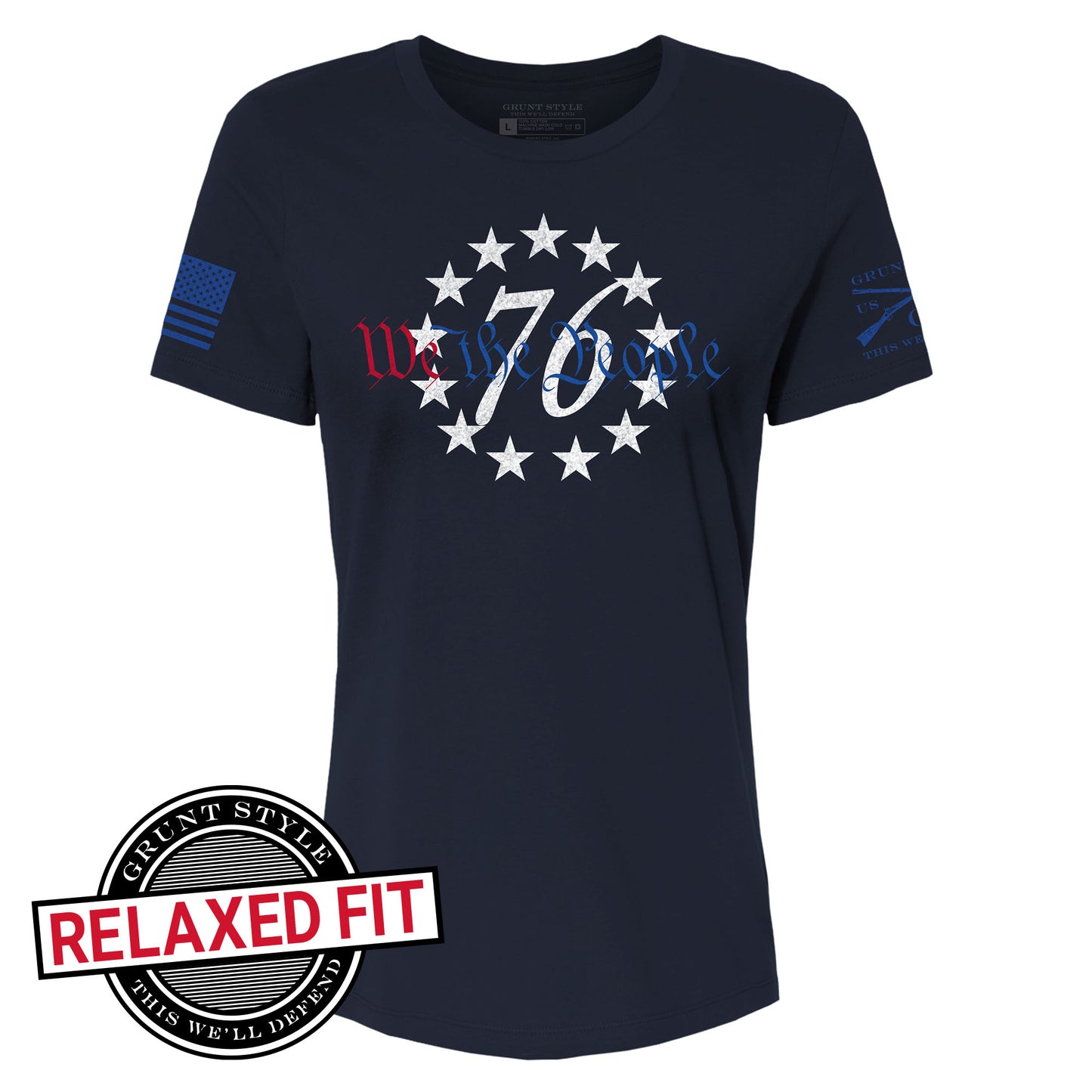 women's relaxed fit tee 76 we the people  | Grunt Style  