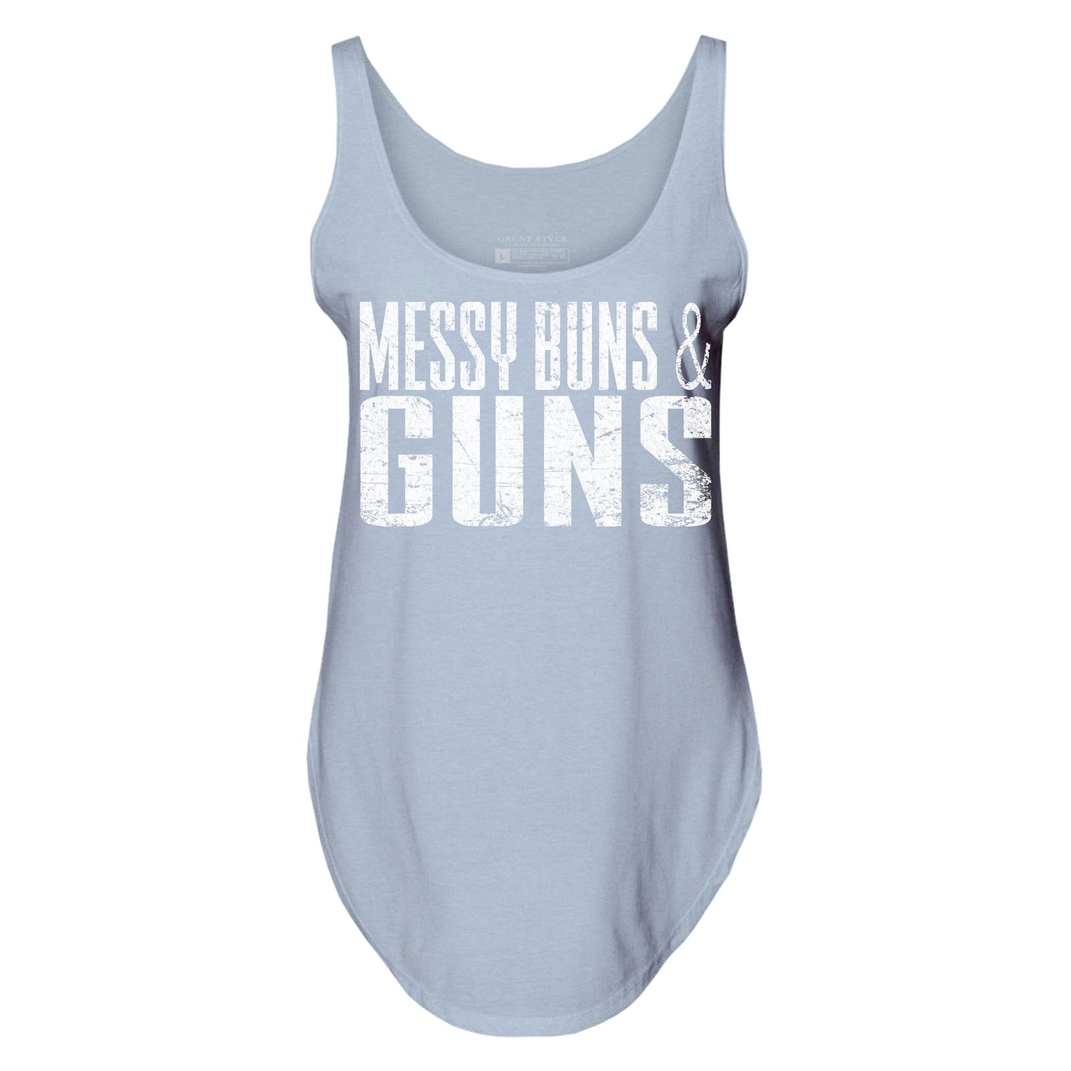 2A Shirts - Messy Buns & Guns Patriotic Tank Top