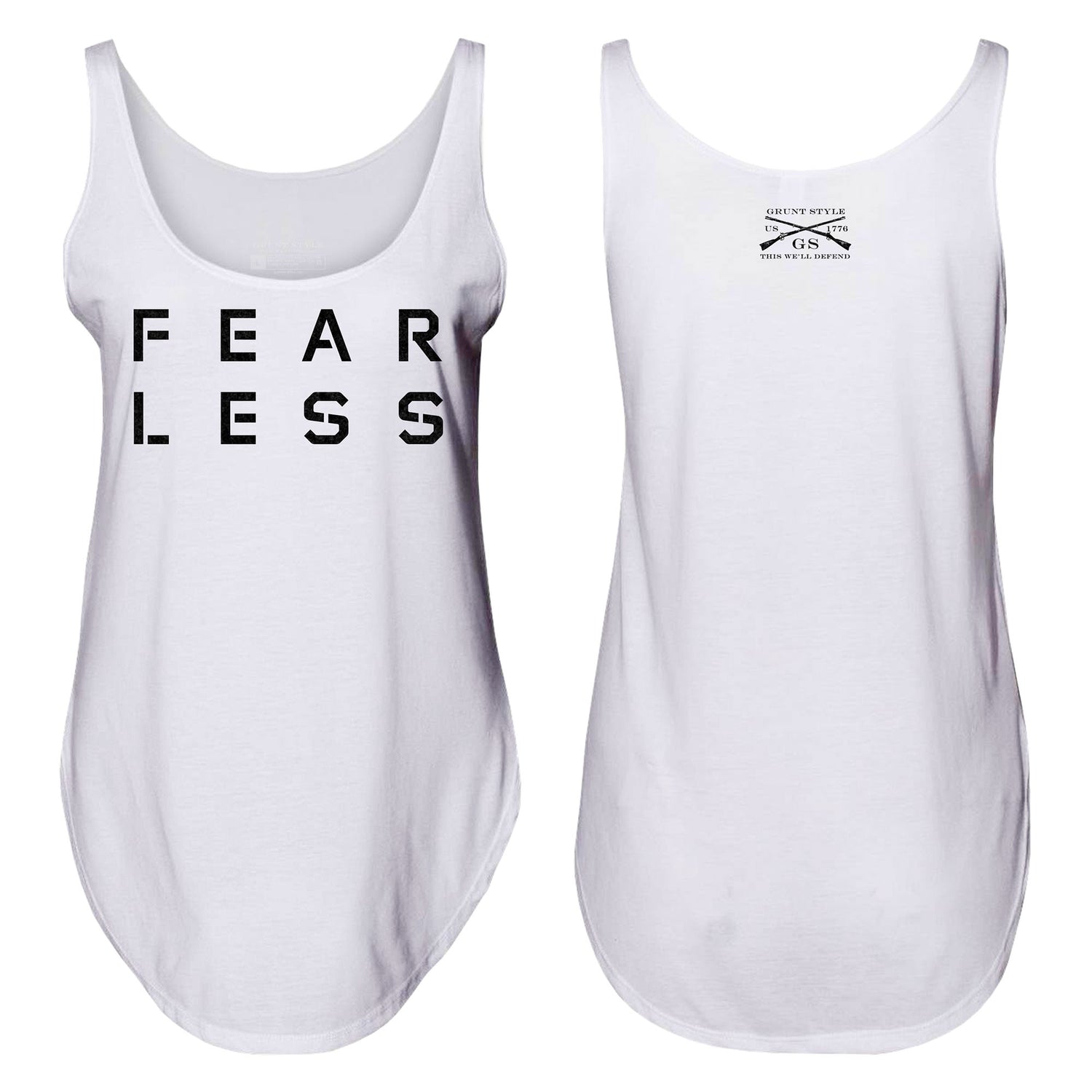 Fear Less Tank | Patriotic Tops for Women 