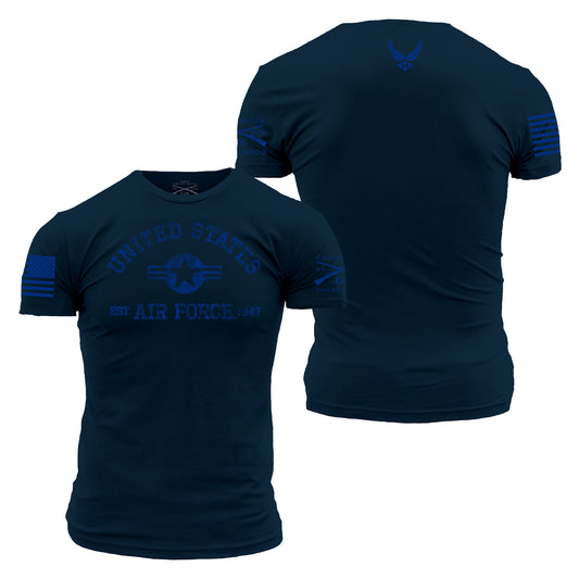 USAF - Est. 1947 T-Shirt for Men - Navy  | Military Shirts 