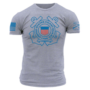 USCG -  Logo T-Shirt - Heather Grey