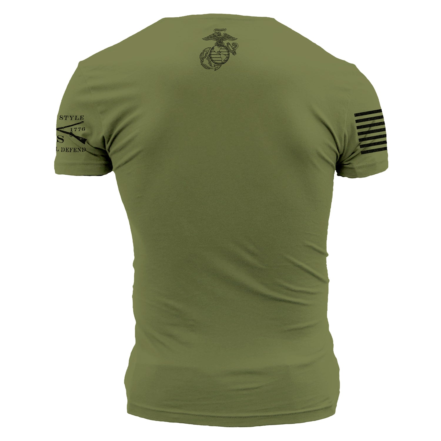 usmc 1775 military green graphic t-shirt | Grunt Style 
