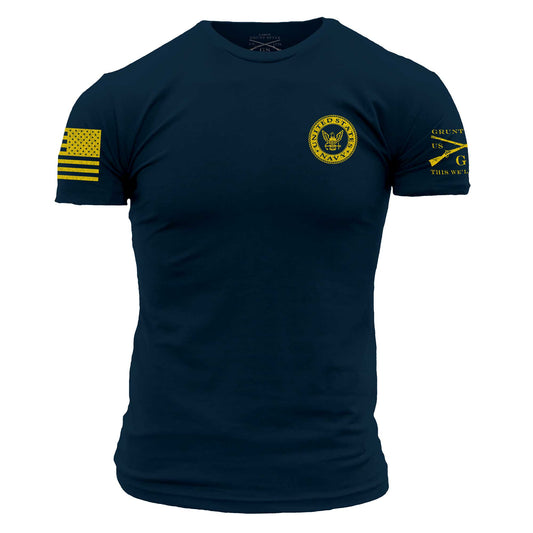 USN - Navy Colors 2.0 Tee for Men | Grunt Style 