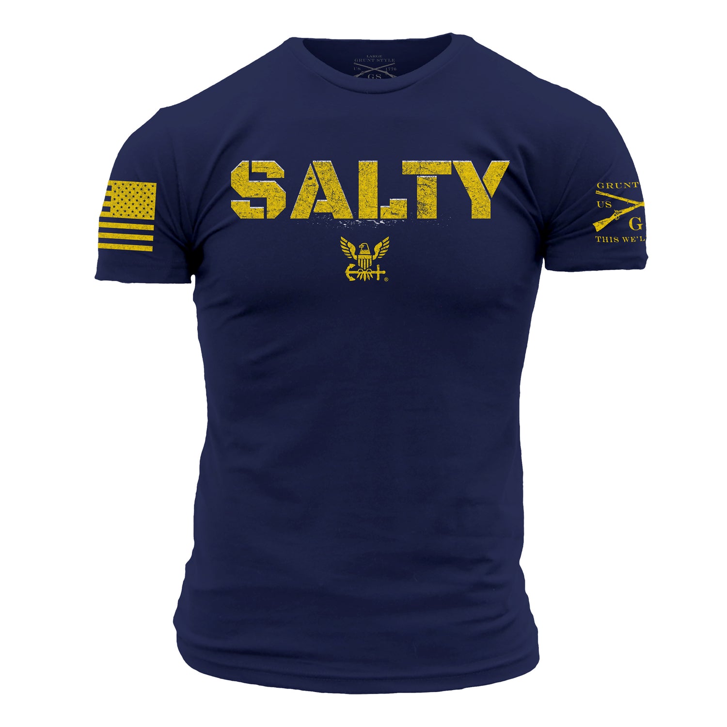 us navy military t shirts salty  | Grunt Style 