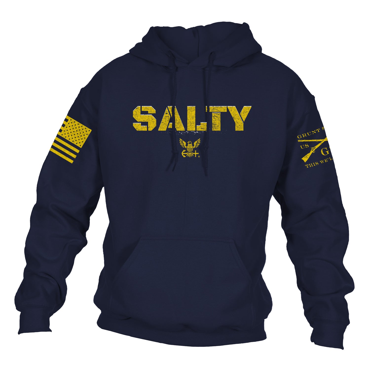 U.S. Navy Salty Hoodie  | Grunt Style 