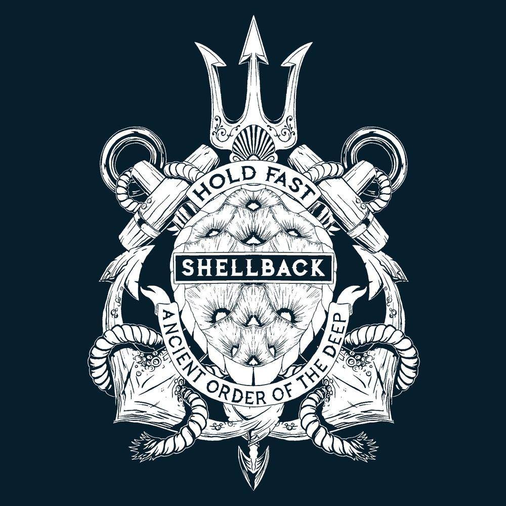 Shellback Writing Made in the USA | USN Tee | Shellback Seal – Grunt Style, LLC