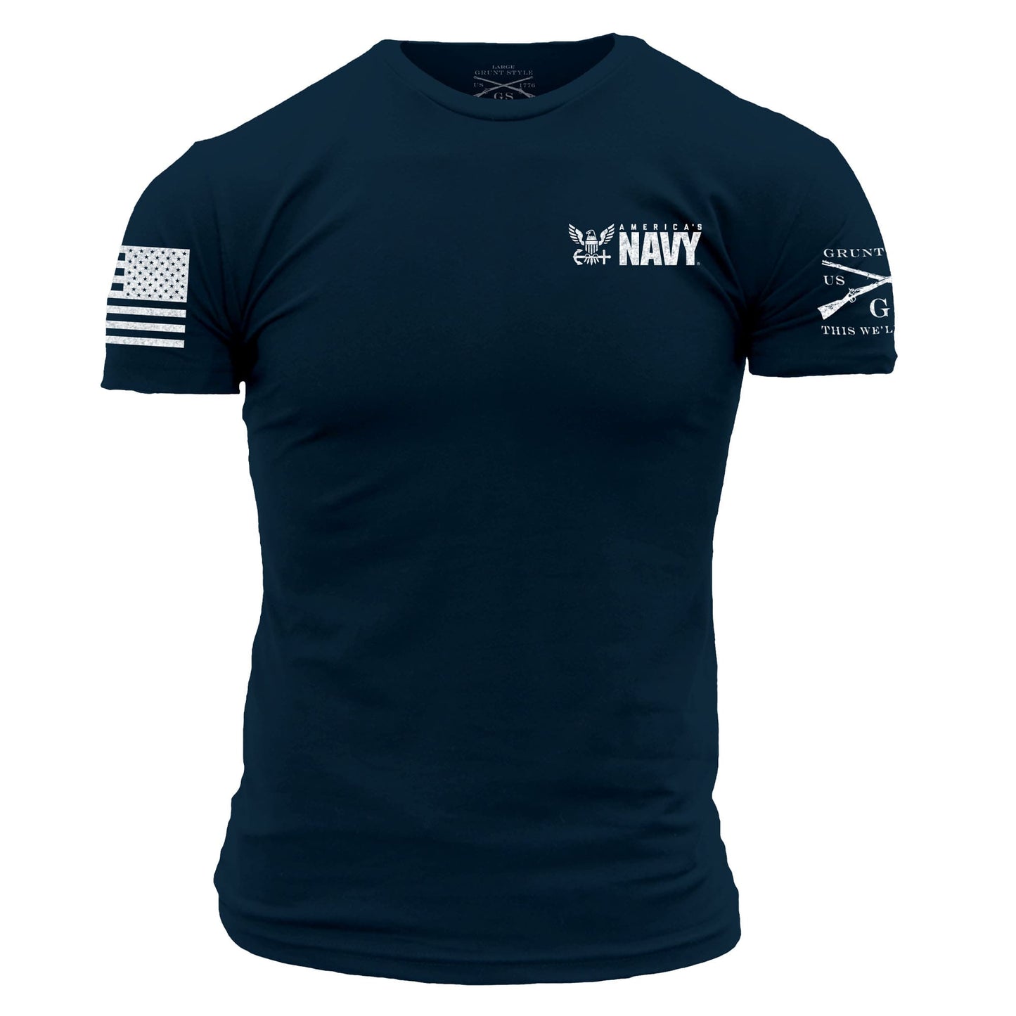 USN Men's T-Shirt  - Shellback Seal | Grunt Style 