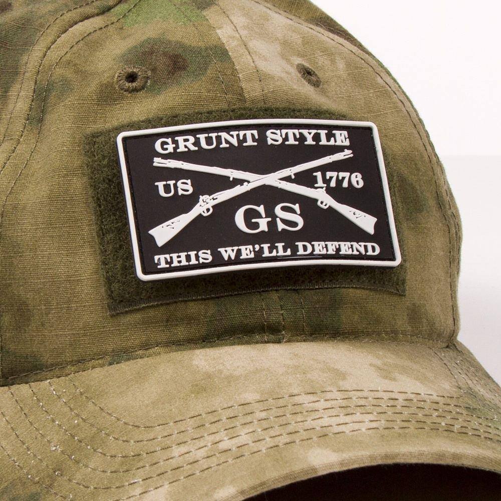 Patriotic Hats - Leather Patch Unisex Beanie – Grunt Style, LLC