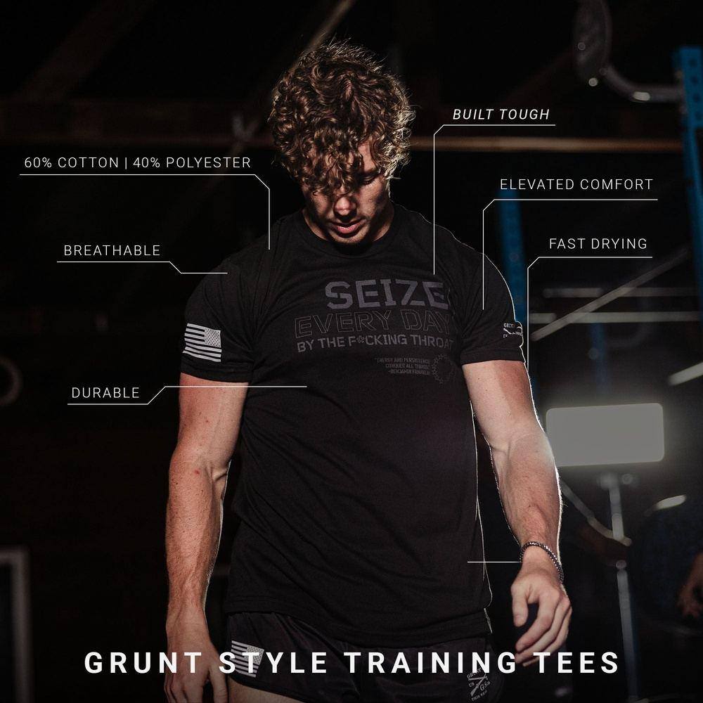 Seize Every Day T-Shirt - Black – Grunt Style, LLC
