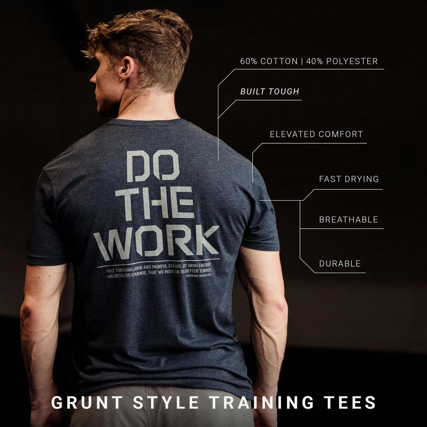 Do the Work Shirt Info | Grunt Style
