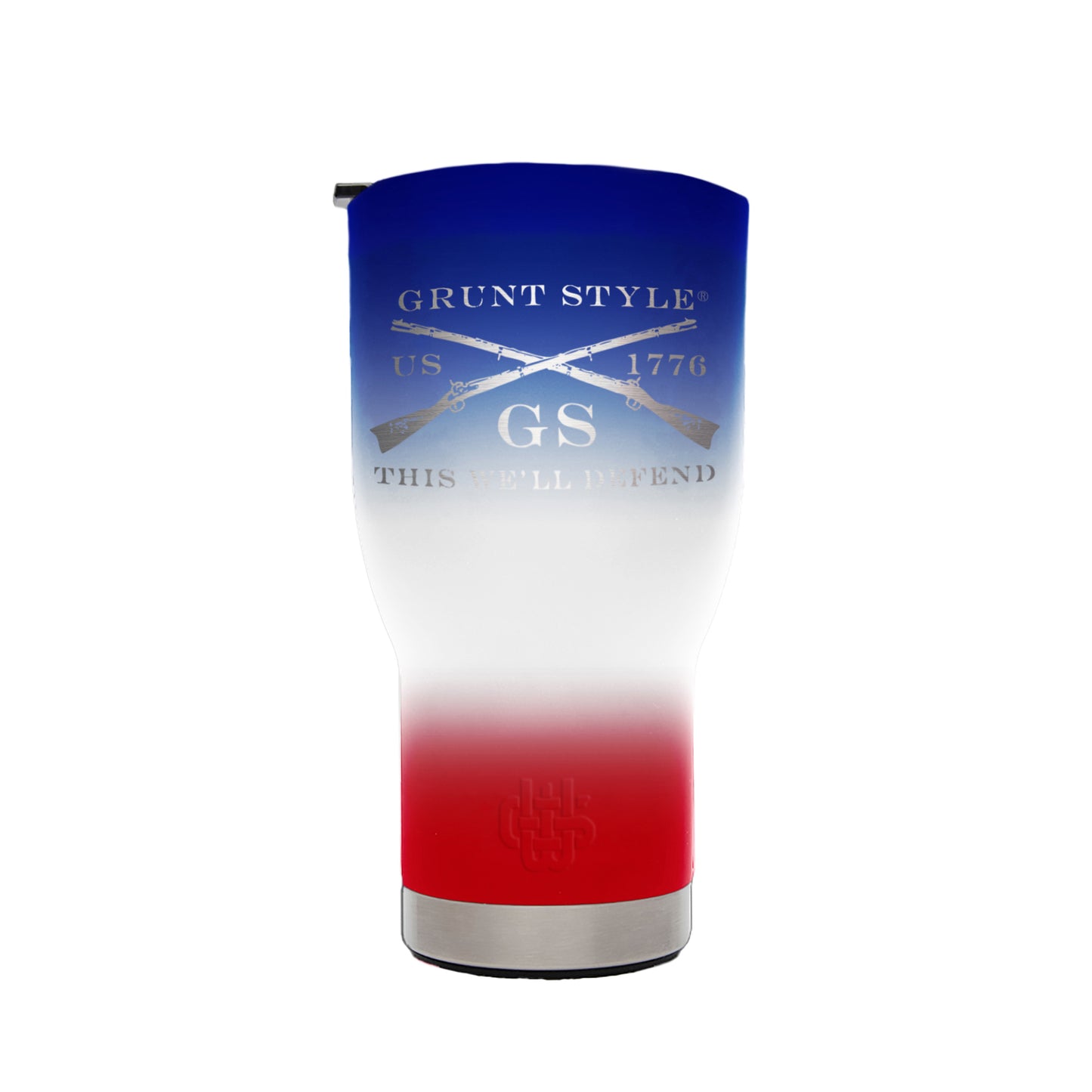 30oz Red, White, and Blue Tumbler with Bottle Opener | Grunt Style 