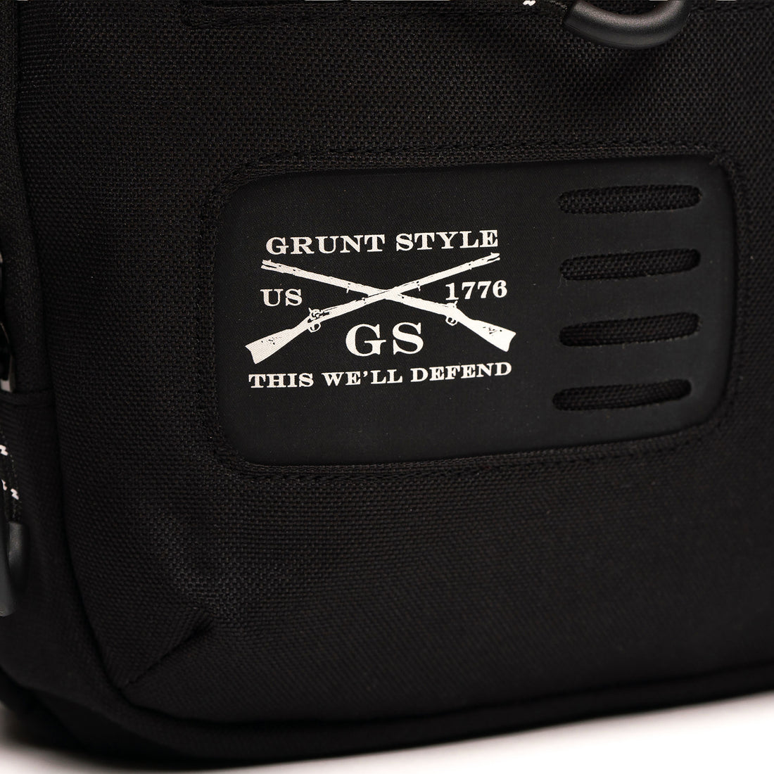 MOLLE Grunt Style logo on the front of the Grunt Style EDC Fanny Pack