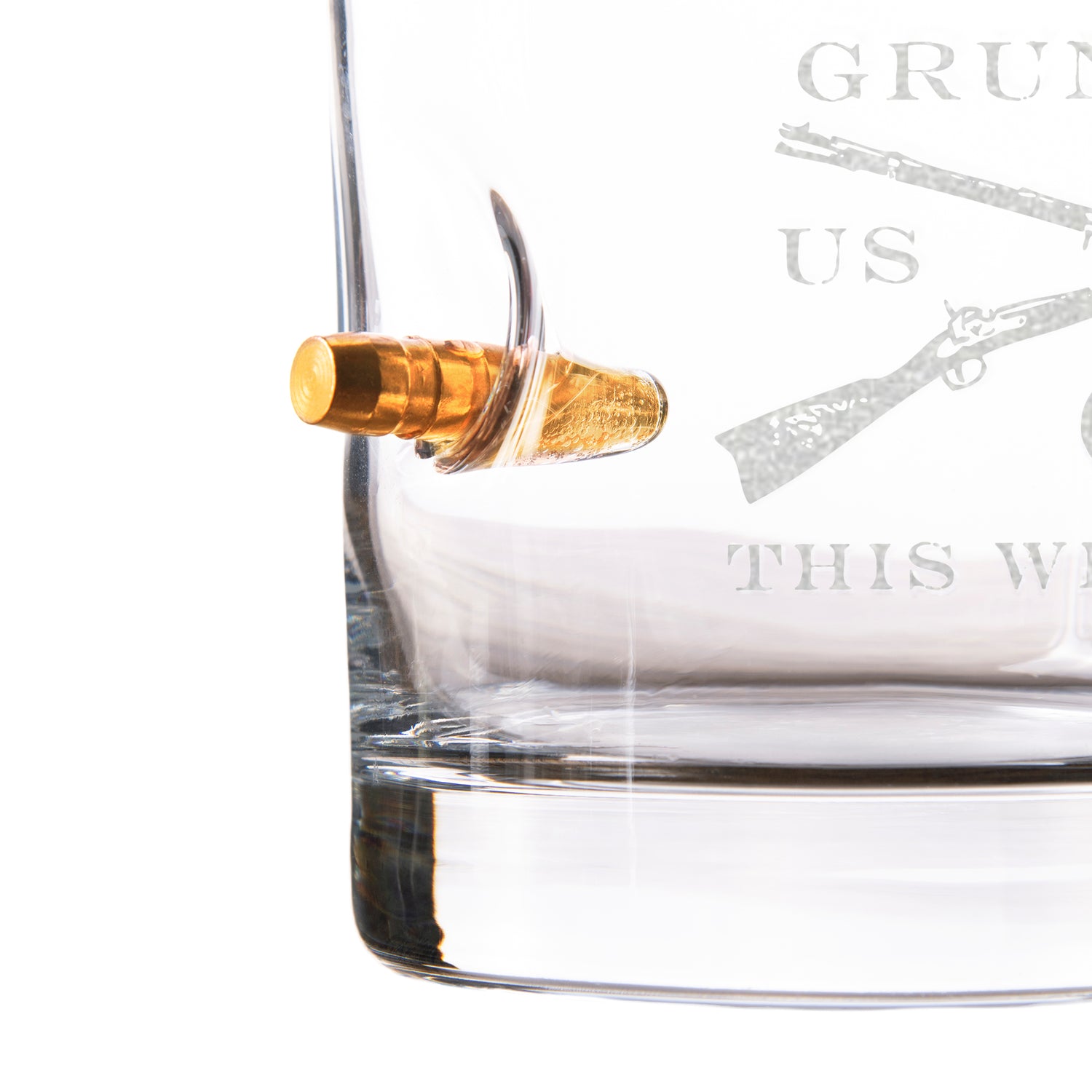 Grunt Style Logo bullet Whiskey Glass | Grunt Style 