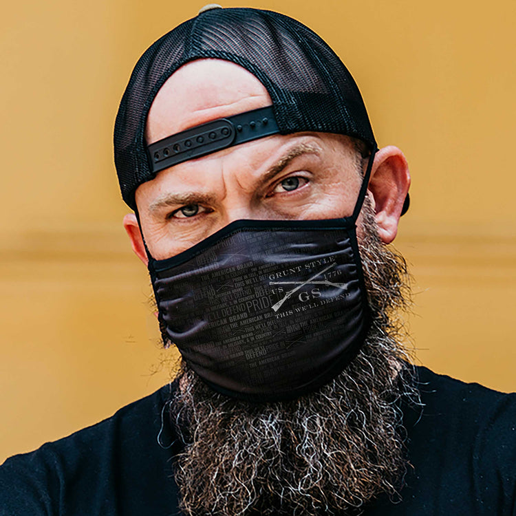 Graphic Grunt Style Logo Face Mask | Grunt Style 